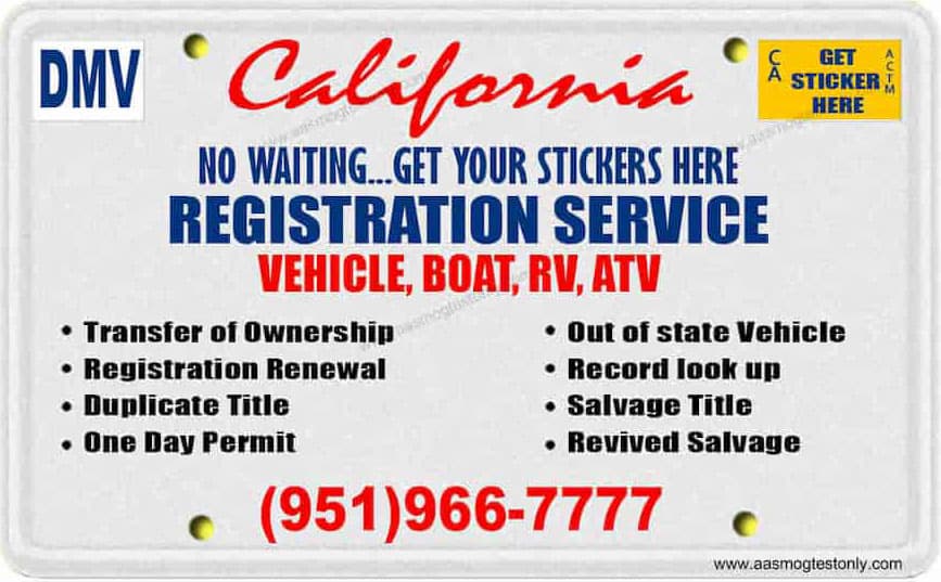DMV Registartion Service Riverside